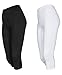 Produktbild Galaxie 2 Stück Capri Damenleggings, Schwarz + Weiß, XXL