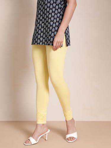 Image of TWIN BIRDS Tailored Cut and Classic Fit Super Stretchable Elastane Fabric Churidar Leggings for Women