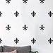 Adesivi Murali Floreale Fleur De Lis Decalcomania Da Muro, Stile Francese Arte Del Vinile In Vinile Modern Nursery Decor 10Cm Di 18Pcs