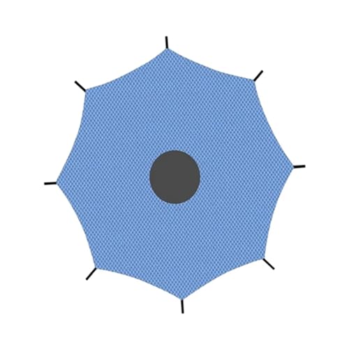 Couverture de pluie de trampoline rond à 8 poteaux et bâche d'ombrage