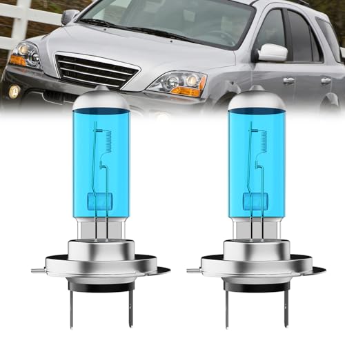 Image of Headlight Bulbs Compatible With Kia Sorento 2003-2006,H7 Low Beam Halogen Light Bulb Combo,Super Bright 6000K White,Plug and Play,Pack of 2