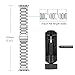 Fintie Band Compatible with Apple Watch 49mm 45mm 44mm 42mm iWatch Ultra Series 7/6/5/4/3/2/1/SE/SE2, Premium Stainless Steel Metal Replacement Wrist Strap Bracelet, Silver