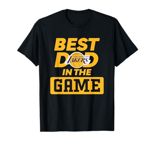 NBA Father's Day Best Dad in The Game Lakers Logo T-Shirt