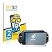 BROTECT Protector Pantalla Anti-Reflejos Compatible con Sony Playstation PS Vita Slim (2 Unidades) Película Mate Anti-Huellas