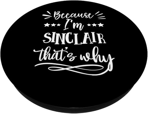 Miniatura 2 de Because I'm Sinclair That's Why Funny PopSockets Swappable PopGrip