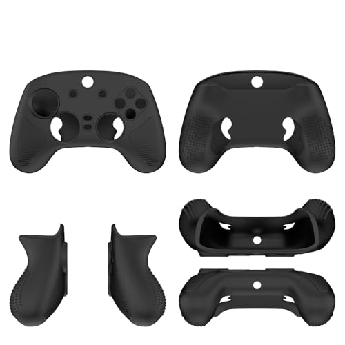 For Razer Wolverine V3 Pro ゲームパッド用シリコーン保護ケース シリコン保護ケースカバー コントローラ スキン シリコン カバー プロテクター ケース コントローラー用シリコンカバー 軽量 落下防止 滑り止め 簡単装着 防塵 ケー