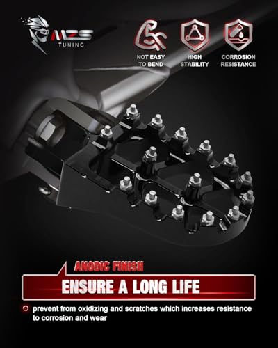 Image of MZS Dirt Bike Foot Pegs for Light B X S ERider Pro X160 X260 XXX 79Bike