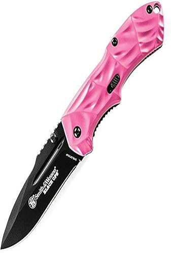 Miniatura 1 de Smith & Wesson Black Ops SWBLOP3SMP - Cuchillo de apertura asistida SS de 5.8 pulgadas con hoja de punta de caída de 2.5 pulgadas y mango de