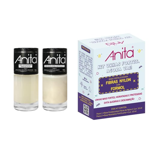 Anita - Kit Esmalte Anita Trat 10Ml C/02 Unhas Fortes Agora Vai M...
