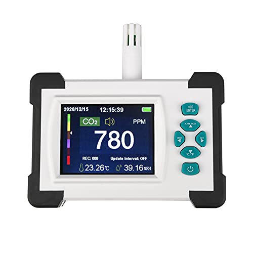 Miniatura 2 de Detector De Dióxido De Carbono - Detector De Dióxido De Carbono Medidor De Co2 Temperatura Sensor De Humedad Probador Monitor De Calidad Del Aire