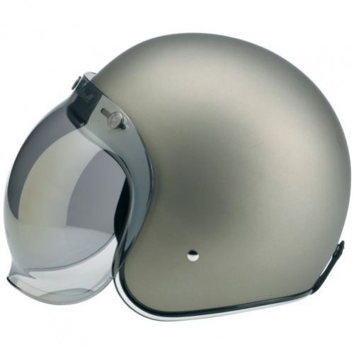 Biltwell Bubble - Visera de casco Jet color espejo/ahumado