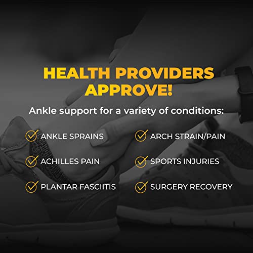 Copperjoint Ankle Wrap - Arch Support Brace, Achilles Tendonitis Relief, & Plantar Fasciitis Relief - Copper Infused, Lightweight With Adjustable Strap For Foot & Ankle - All Day Comfort #TOP2