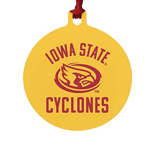 GRAPHICS & MORE Iowa State Cyclones Secondary Aluminum Holiday Christmas Tree Ornament - 3.0