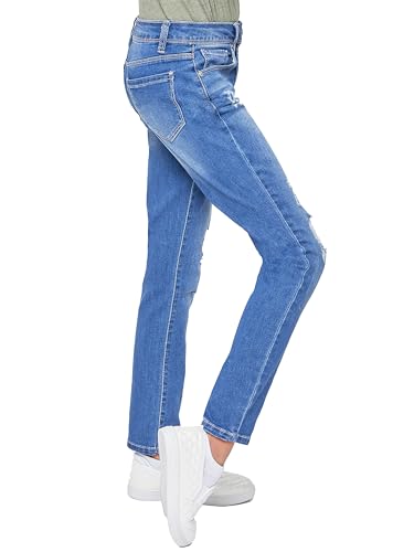 YMI Girls Essential Button Fly Skinny Jeans2