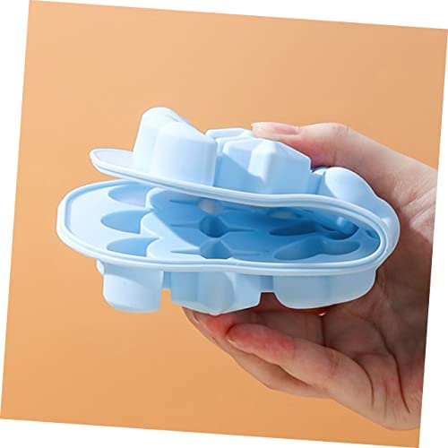 Molde para cubitos de hielo de silicona y PP 2 piezas miniatura 3
