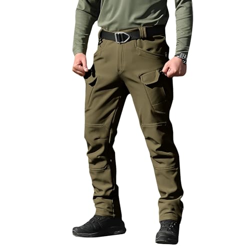 PODOLIXIA Pantalones Softshell Hombre Impermeables