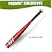 Jorzer Baseball Bat 20 Inch Portable Sturdy Aluminum Alloy Metal Baseball Bat Stick Lightweight for Outdoor Practice Training.
