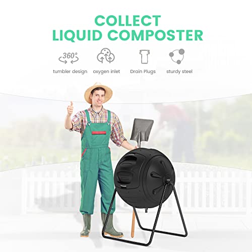 Multifunction-Garden-Tumbling-Composter-Heavy-Duty-Fast-Working-Compost-Bin-with-Easy-to-use-Drain-Plugs-to-Collect-LiquidBlack