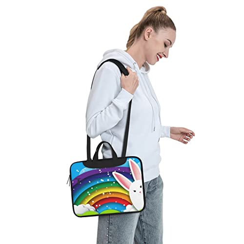 Sacoche ordinateur portable lapin de Pâques, idée cadeau originale