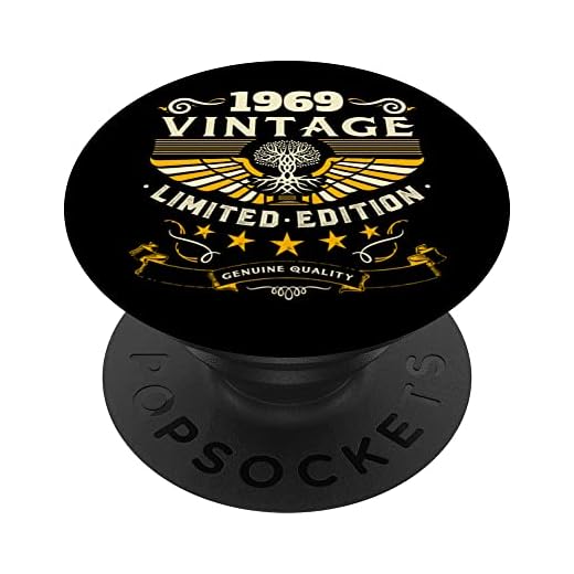 Retro 1969 cumpleaños Pop Socket divertido regalo de cumpleaños 1969 1969 PopSockets PopGrip Intercambiable