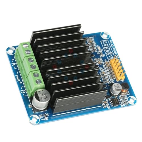 Contrôleur de moteur DHB-01A double canal H-Bridge DC 5-15V 30A pour platine d'expérimentation