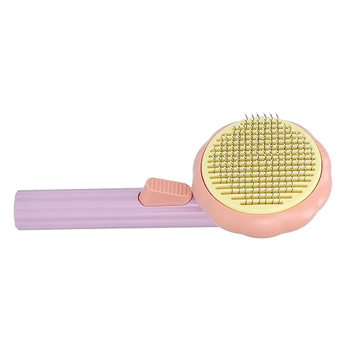 Escova Autolimpante para Gatos, Escova Cortadora para Animais de Estimação, Aço Inoxidável, Desembar
