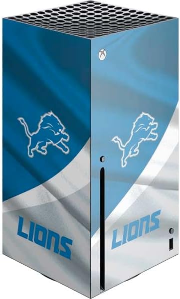 Skinit Decal Gaming Skin Compatible with Xbox Series X Console - Officially Licensed NFL Detroit Lions Design