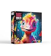Jigsaw Puzzle for Adults and Families - 1000 Pieces - Baby Dinosaur - Jazen Happy - 27x20 inch - ...