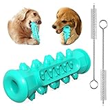 Diseño único: el cepillo de dientes de perro RuiChy está específicamente diseñado en ranuras dentadas, puede limpiar los dientes posteriores de forma más eficaz. Los dientes de los perros llegan a las ranuras perfectamente para una experiencia cómoda de masticar y cepillar.