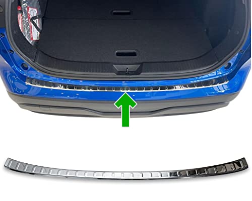 Protezione Paraurti Posteriore In Acciaio Inox Per Nissan Qashqai III (J12) Dal 2021 | Modanatura Bordo Bagagliaio Spazzolato - 4