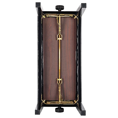 Bonnlo Adjustable Duet Piano Bench with Storage Black Faux Leather Piano Stool Deluxe Padded Seat with 2” Thick Cushion