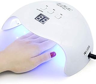 Gel UV LED Nail Lamp,LKE Nail Dryer 40W Gel Nail Polish UV LED Light with 3 Timers Professional for Nail Art Tools Accessories White