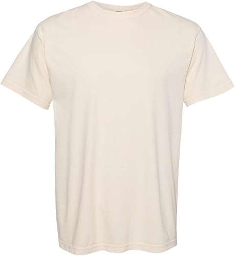 Comfort Colors Camiseta de manga corta para hombre, estilo 1717, beige natural, XL, Púrpura