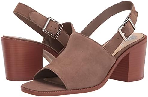 Vince Camuto Women's Footwear Women's Brendiza Block Heel Sandal Heeled, Tuscan Taupe, 11 | Image 6
