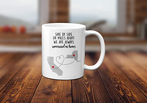 Taza con diseño personalizado y corazón conectado miniatura 3