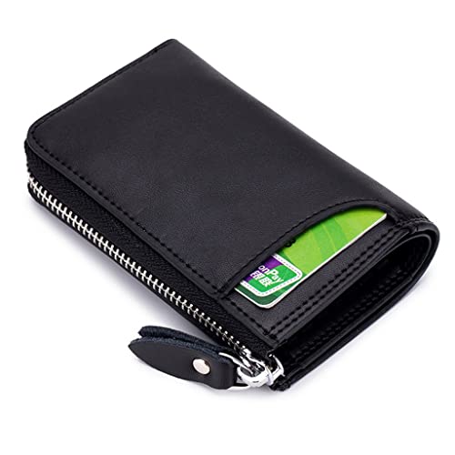 Porte-monnaie en cuir homme fermeture éclair verticale cadeau idéal