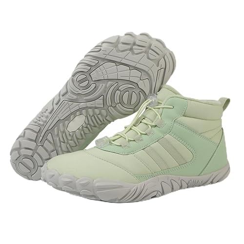 Winter Waterproof Barefoot Shoes, Unisex Zero Drop Hiking Boots