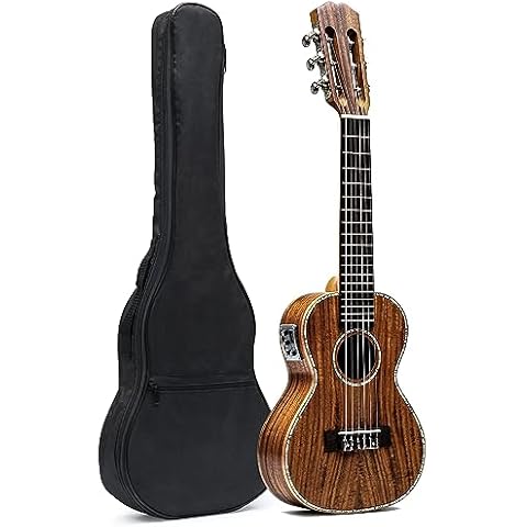27" Batking Concert Mini Ukulele with EQ Cover