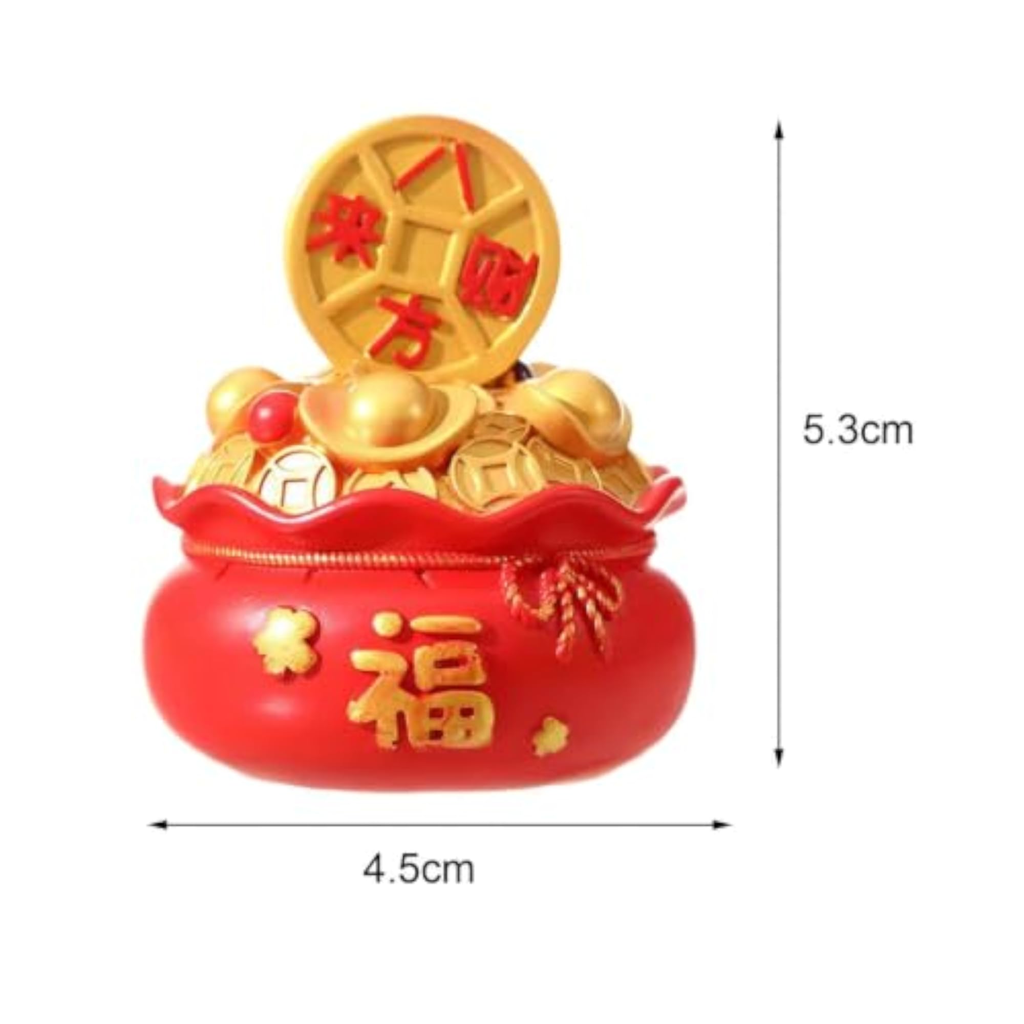 Festival Treasure Basin Cornucopia Ornament for Miniature Decor