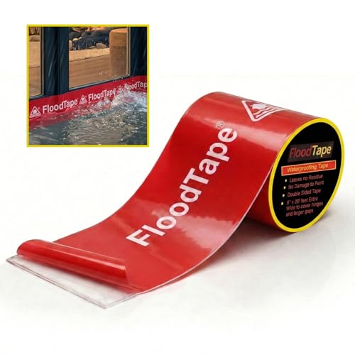 FloodTape Waterproof Adhesive Tape 8 inches Extra Wide x 20 feet Long Roll