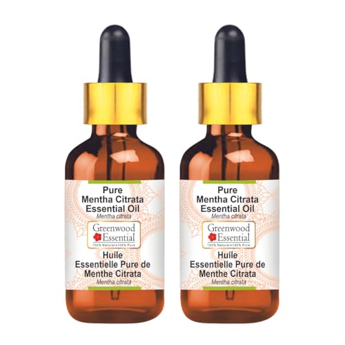 Huile essentielle de mentha citrata avec compte-gouttes pour un dosage précis