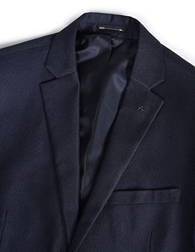 Image of Arrow Men Dark Blue Reversible Waistcoat Tailored Fit Three Piece Suit