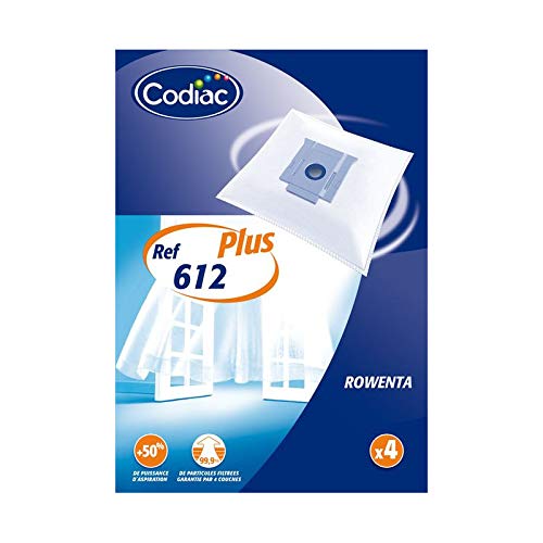 Codiac - 4 sacs aspirateur MicroFibre - Réf : 612 Plus