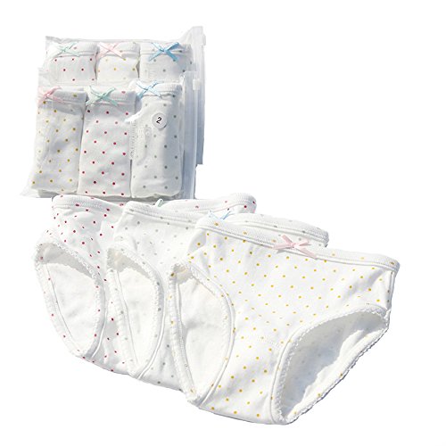 Benetia Baby Girls Underwear Panties Cotton 6 -Pack Size 2T 3T