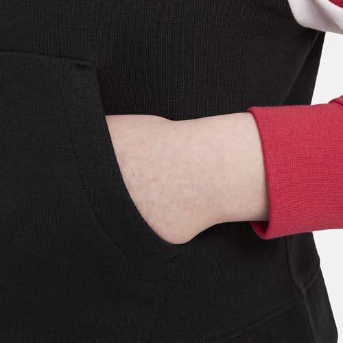 Jordan Girl's Jumpman By Nike Boxy Hoodie (Little Kids/Big Kids) Black LG (12-14 Big Kid)4