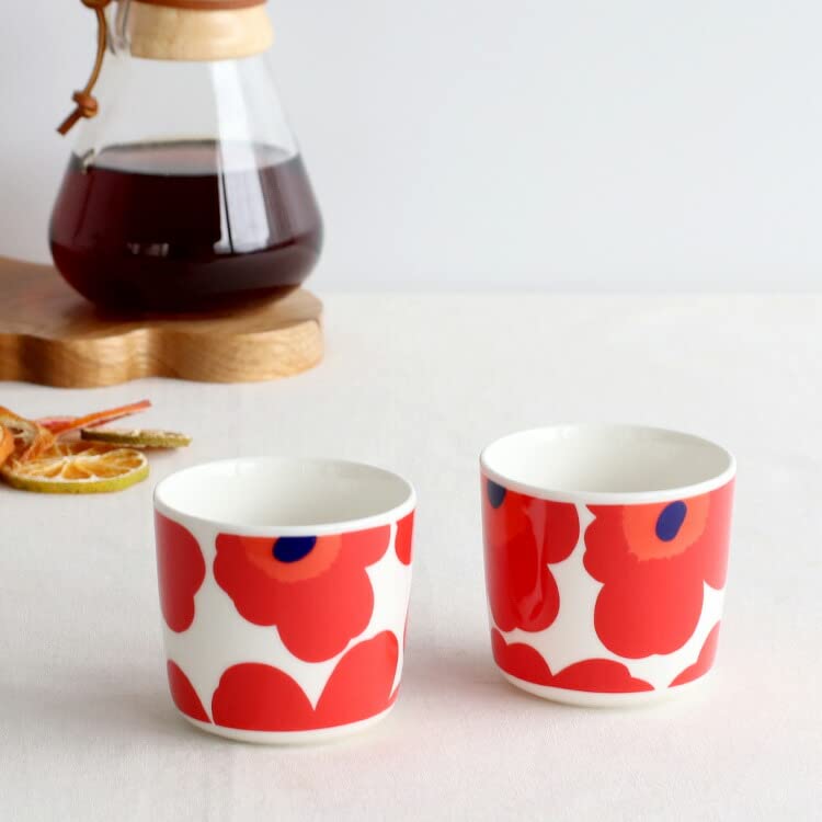 Amazon.co.jp: marimekko ラテマグ ペア 2個セット Unikko