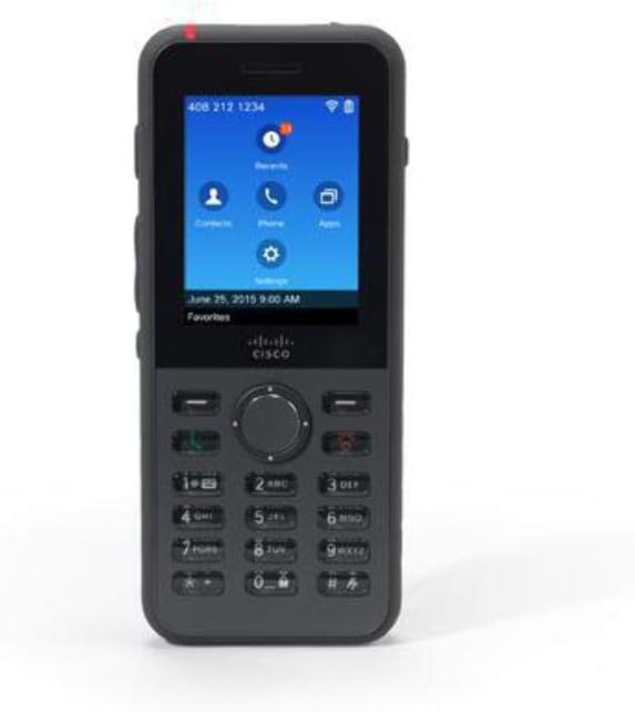 CISCO CP-8821 Wireless IP Phone Handset CP-8821-K9 Battery and Power Supply Not Included
