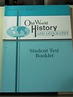 Old World History and Geography, Student Test Booklet, Second Edition B001FXR4FA Book Cover