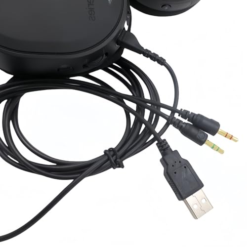 Cable de audio de repuesto de 2m para SteelSeries Arctis 3 5 7 Pro con conector USB 5