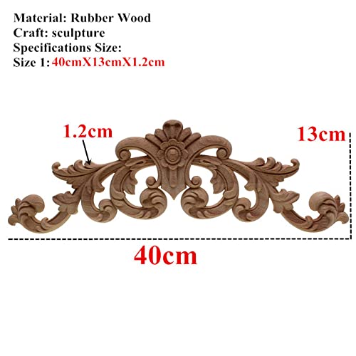 Accesorios de madera para decoración de armarios y ventanas de hogar 2
